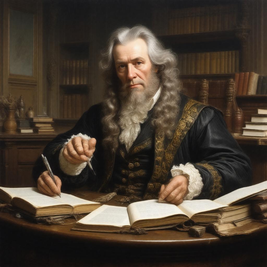 AI-created image of Francis Hutcheson