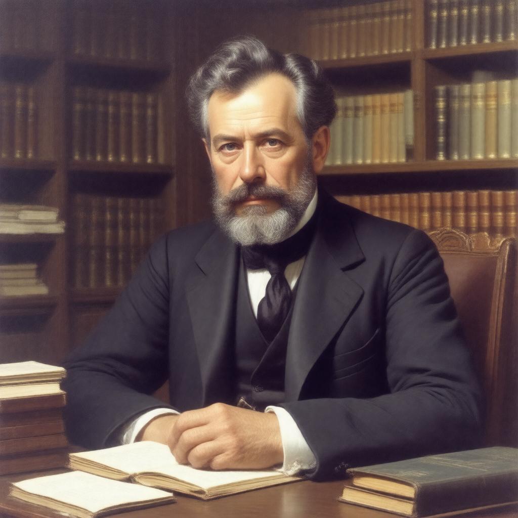 AI-created image of Francis Marion Crawford