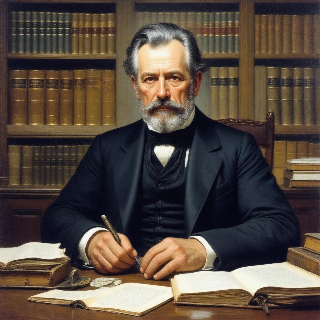 AI-created image of Francis Parkman