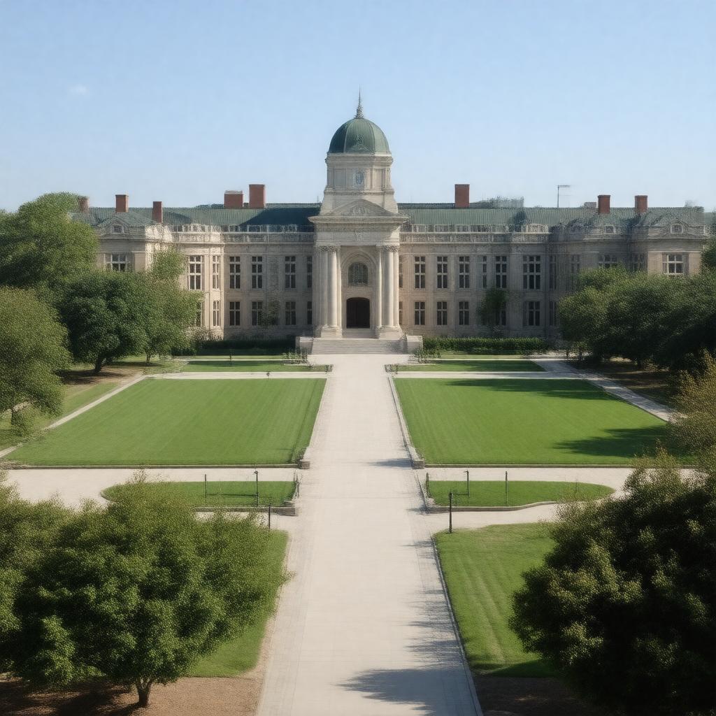 Click to view larger image AI-created image of Francis Quadrangle