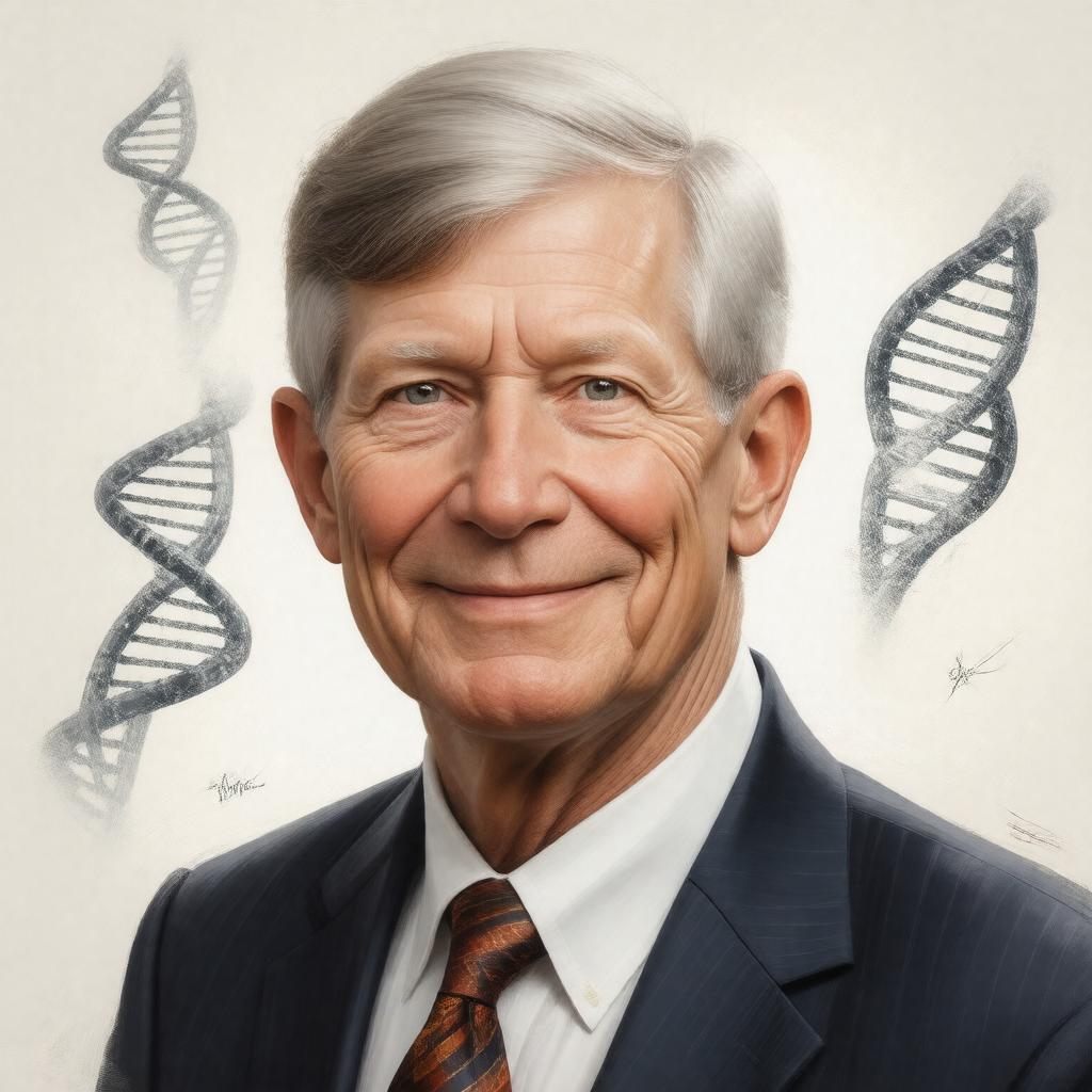 AI-created image of Francis S. Collins