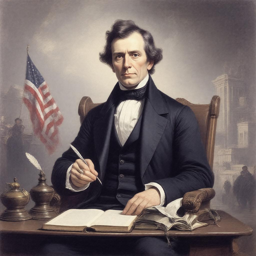 AI-created image of Francis Scott Key