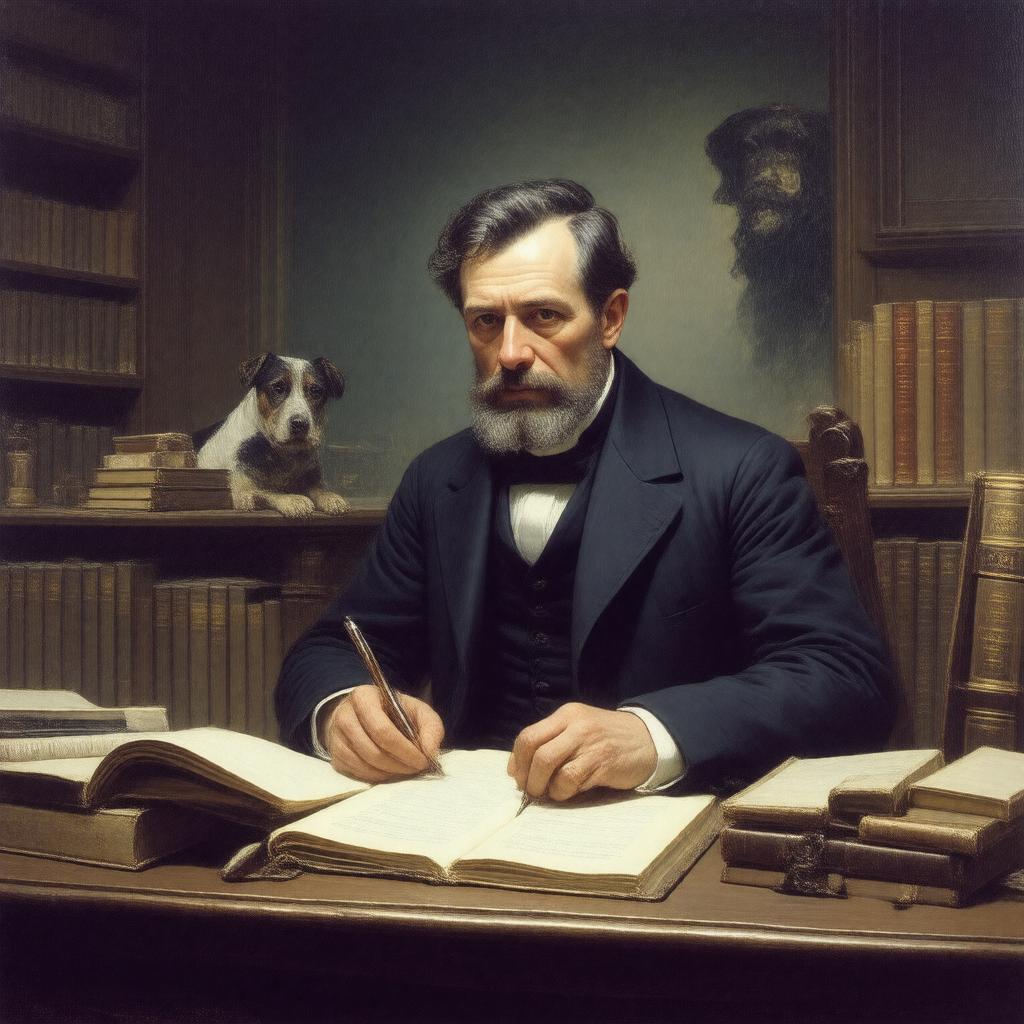 AI-created image of Francis Thompson