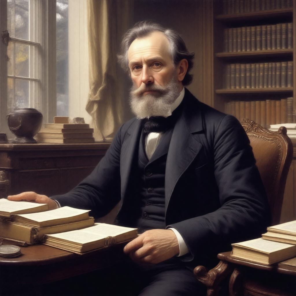 AI-created image of Francis William Newman