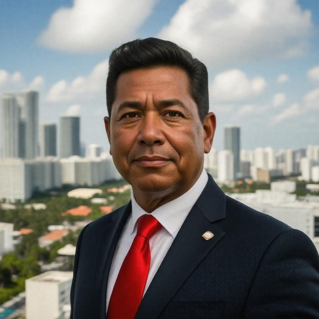 AI-created image of Francis X. Suarez