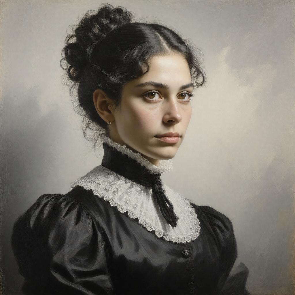 Click to view larger image AI-created image of Francisca Zola