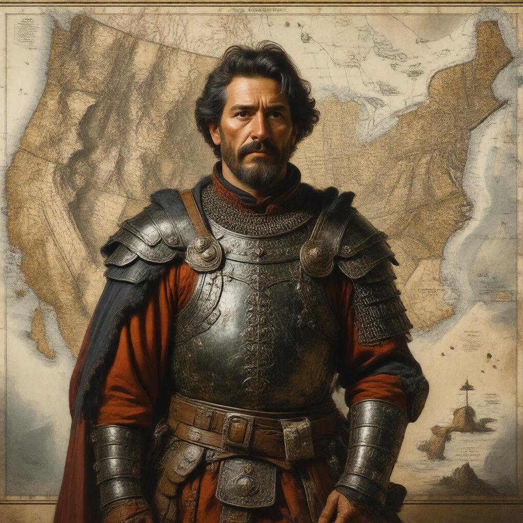AI-created image of Francisco Vásquez de Coronado
