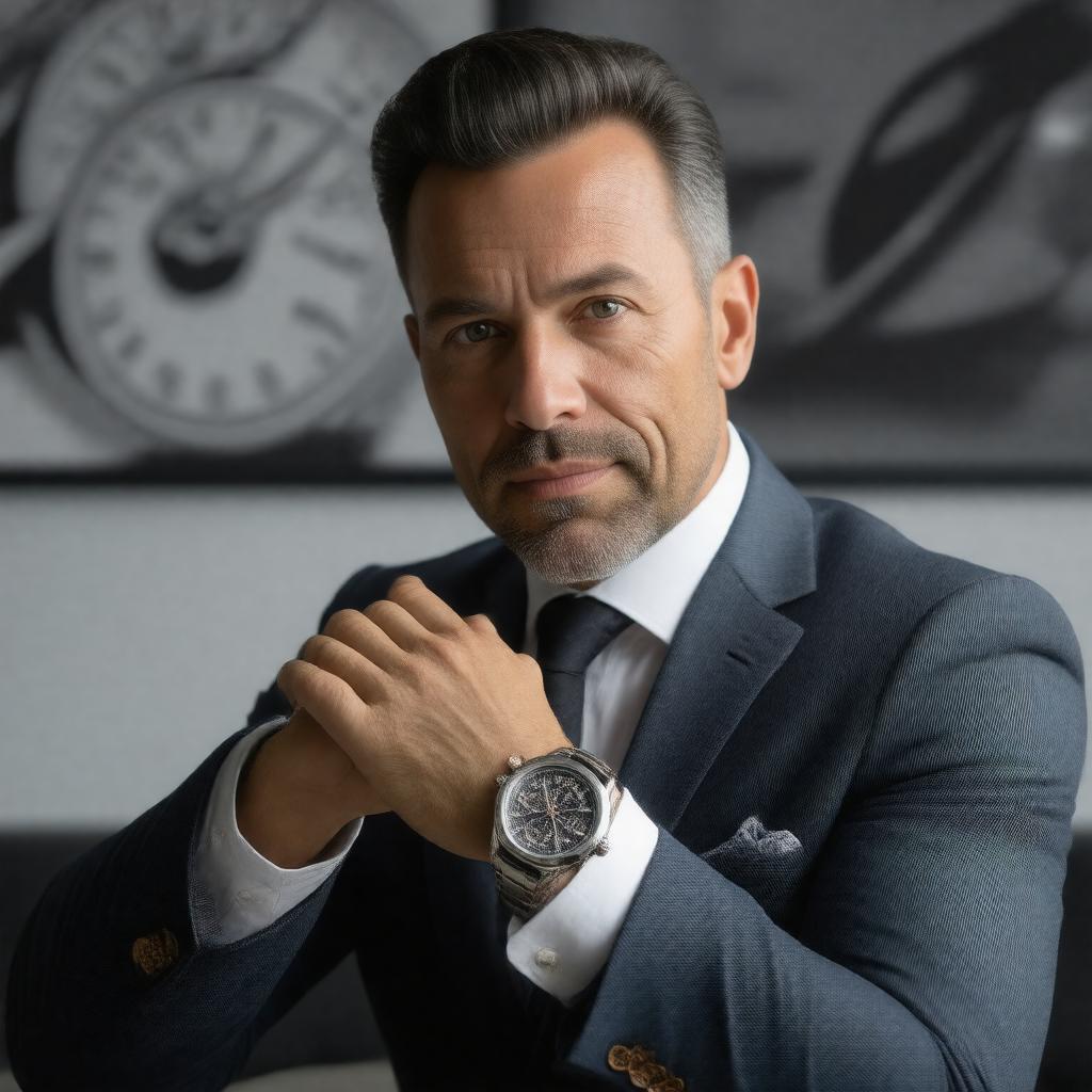 AI-created image of Franck Muller