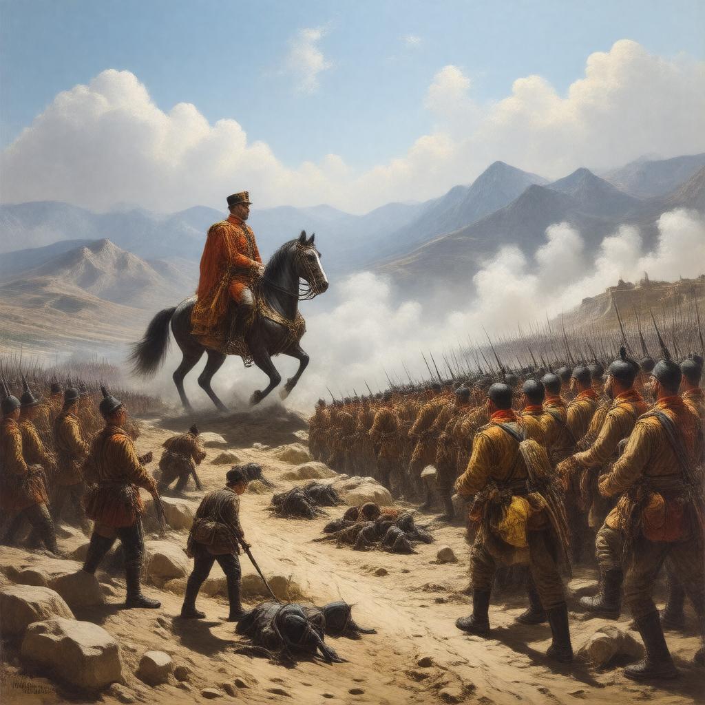 AI-created image of Franco-Syrian War