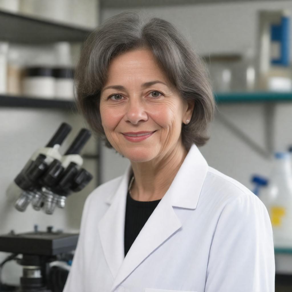 AI-created image of Francois Barre-Sinoussi