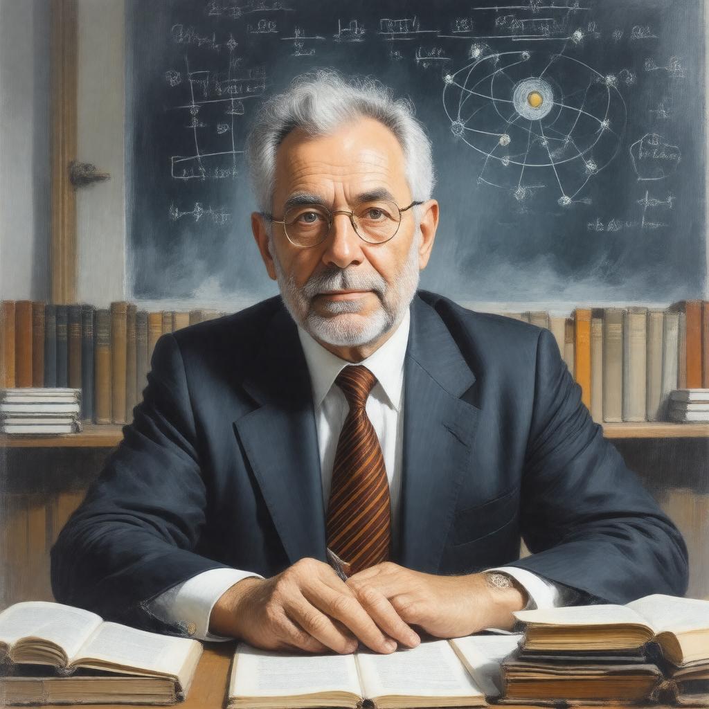 AI-created image of Francois Englert