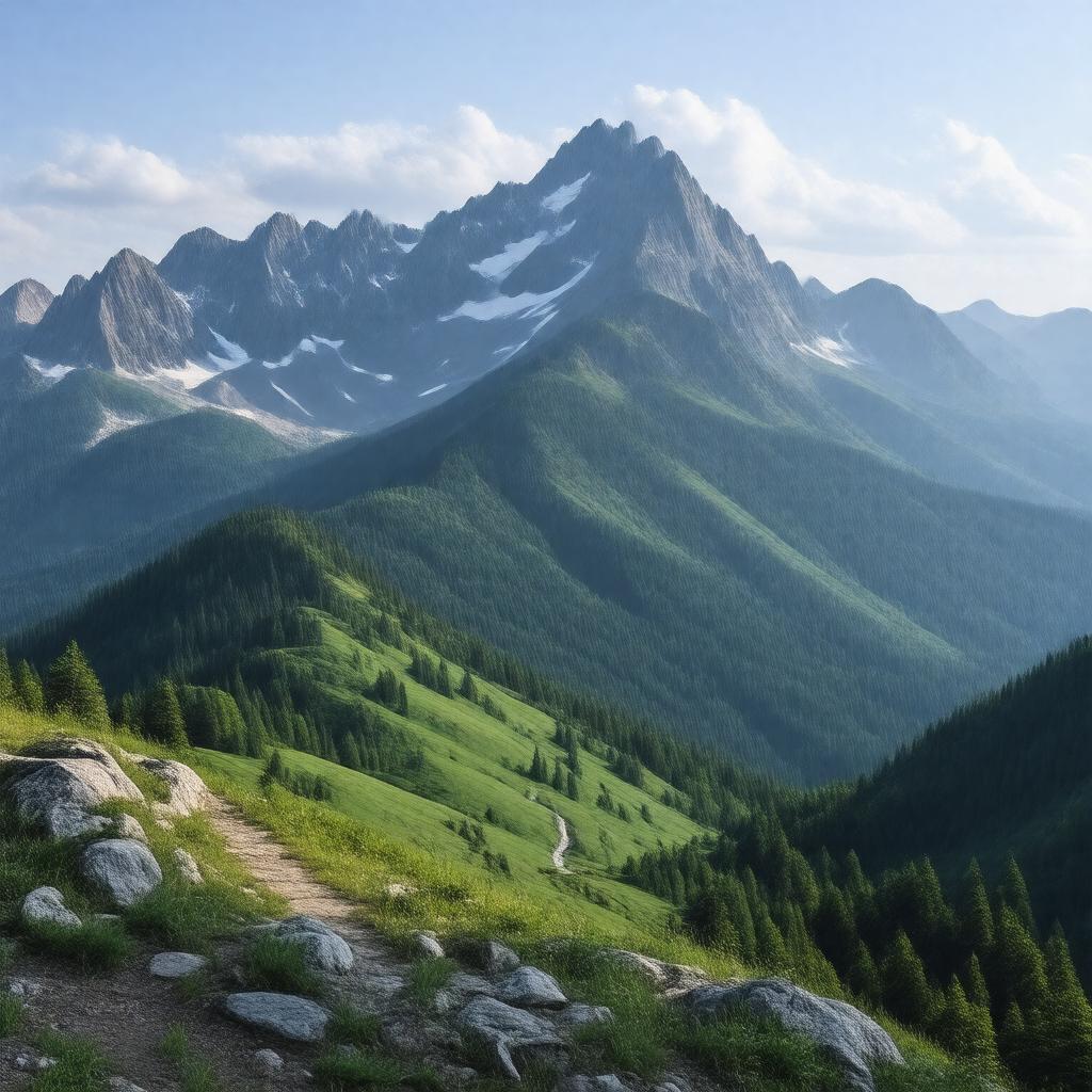 AI-created image of Franconia Range
