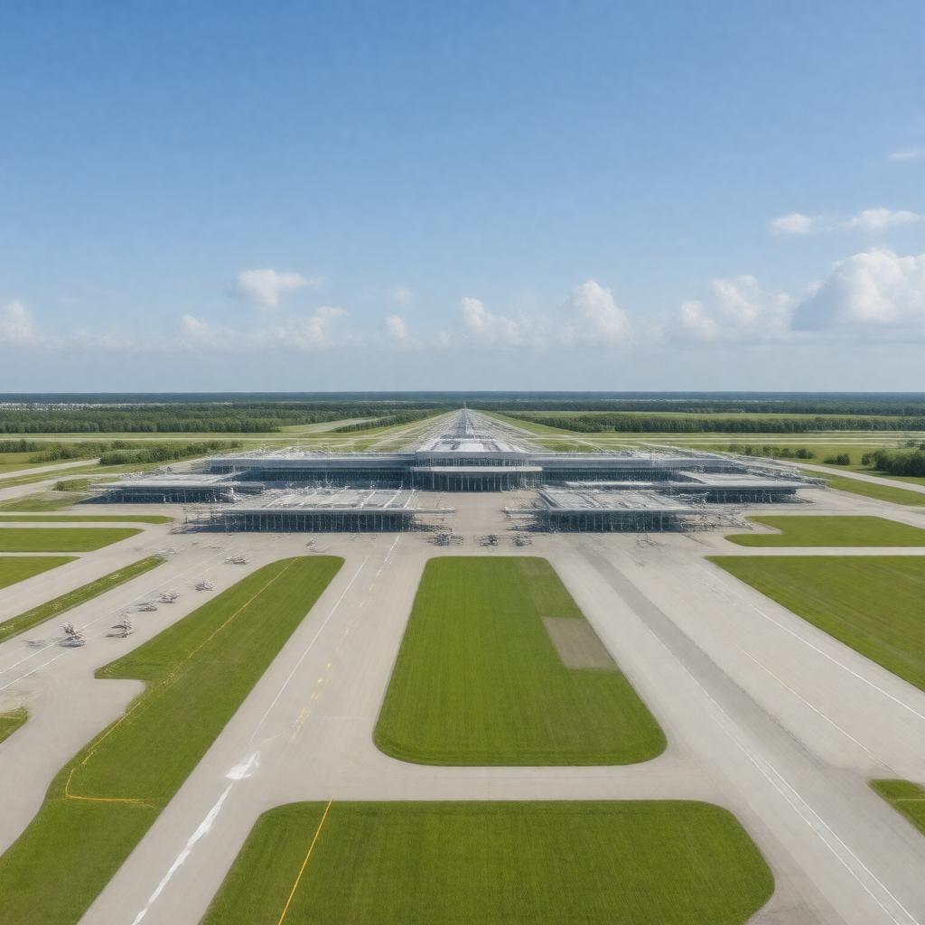 AI-created image of Franjo Tuđman Airport