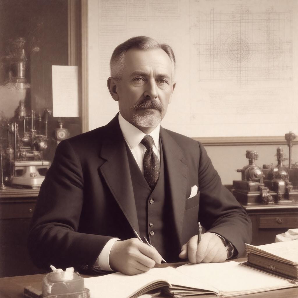 AI-created image of Frank B. Jewett