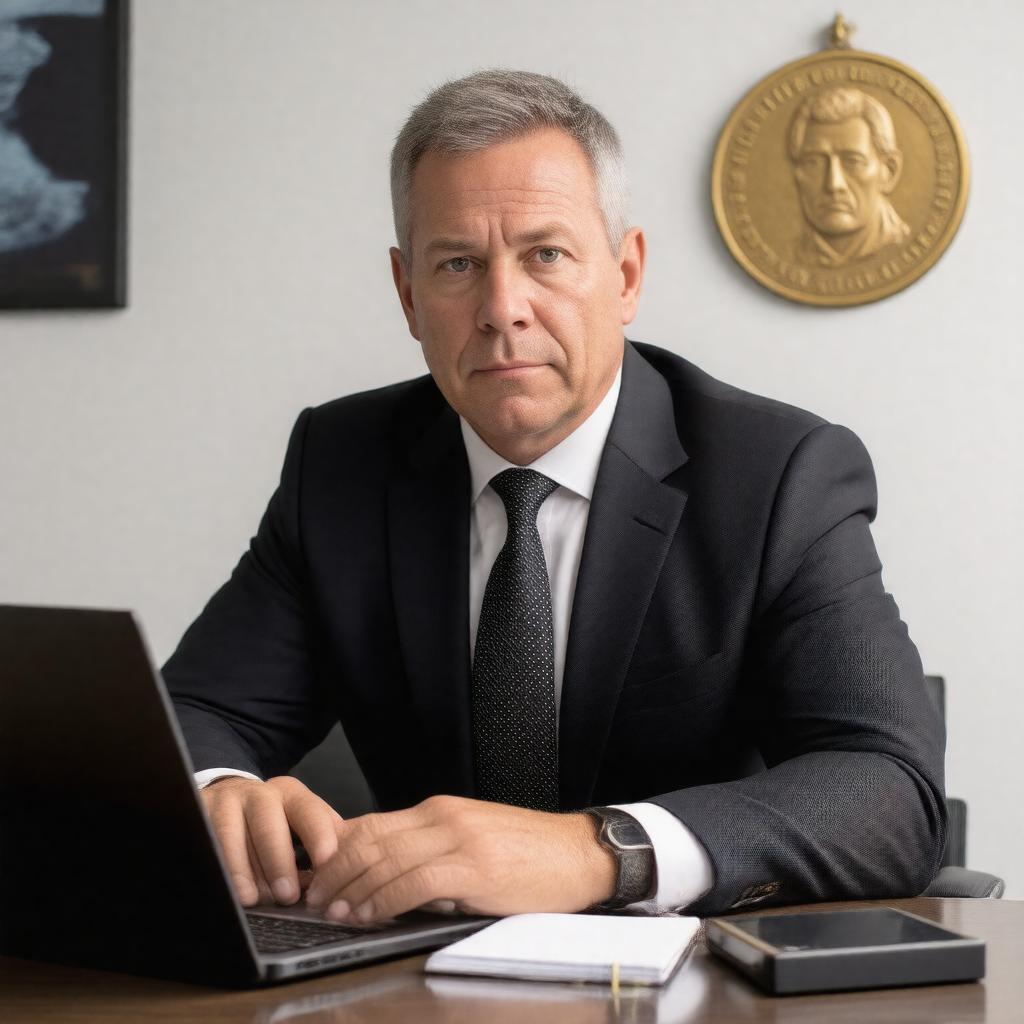 AI-created image of Frank Bajak