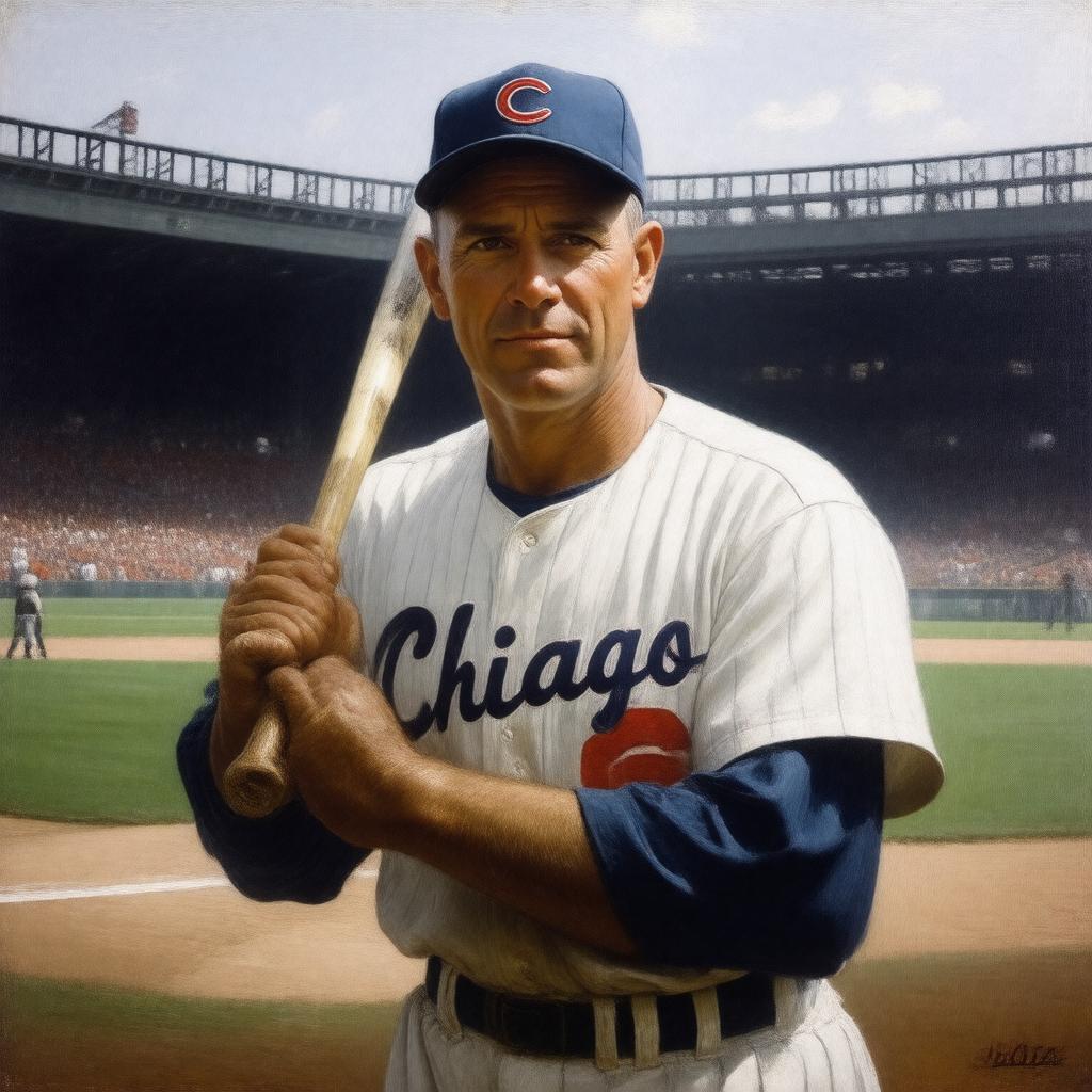 AI-created image of Frank Chance