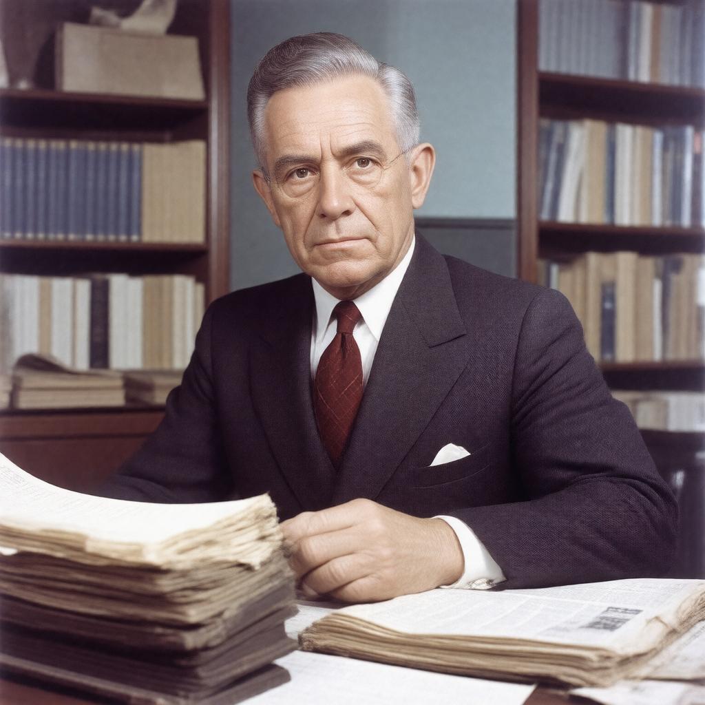 AI-created image of Frank Gannett