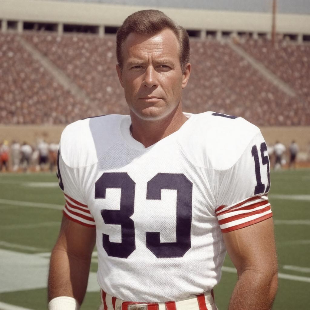 AI-created image of Frank Gifford