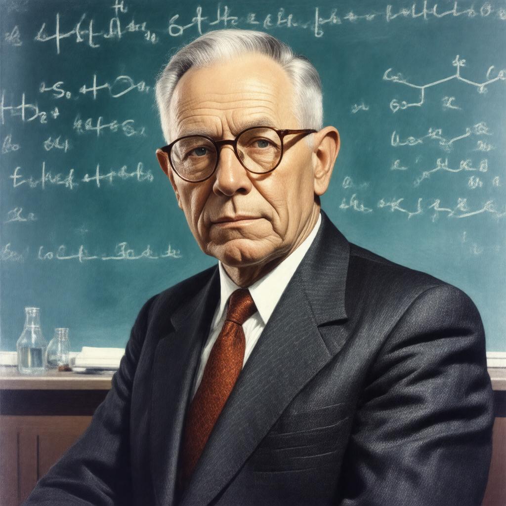 AI-created image of Frank H. Westheimer