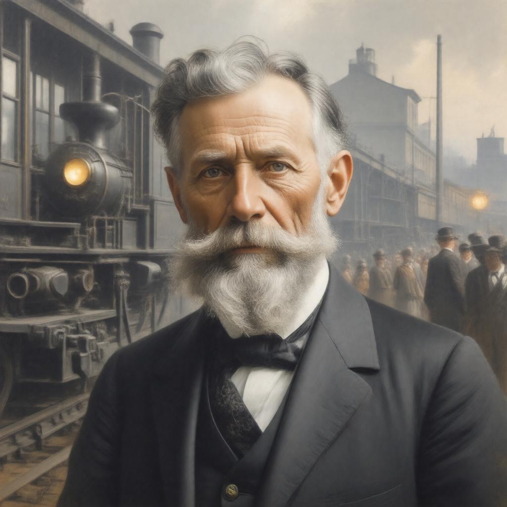 AI-created image of Frank J. Sprague