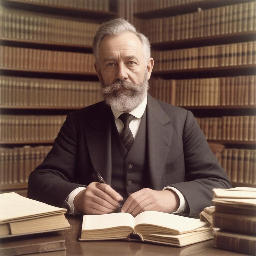 AI-created image of Frank Lester Ward