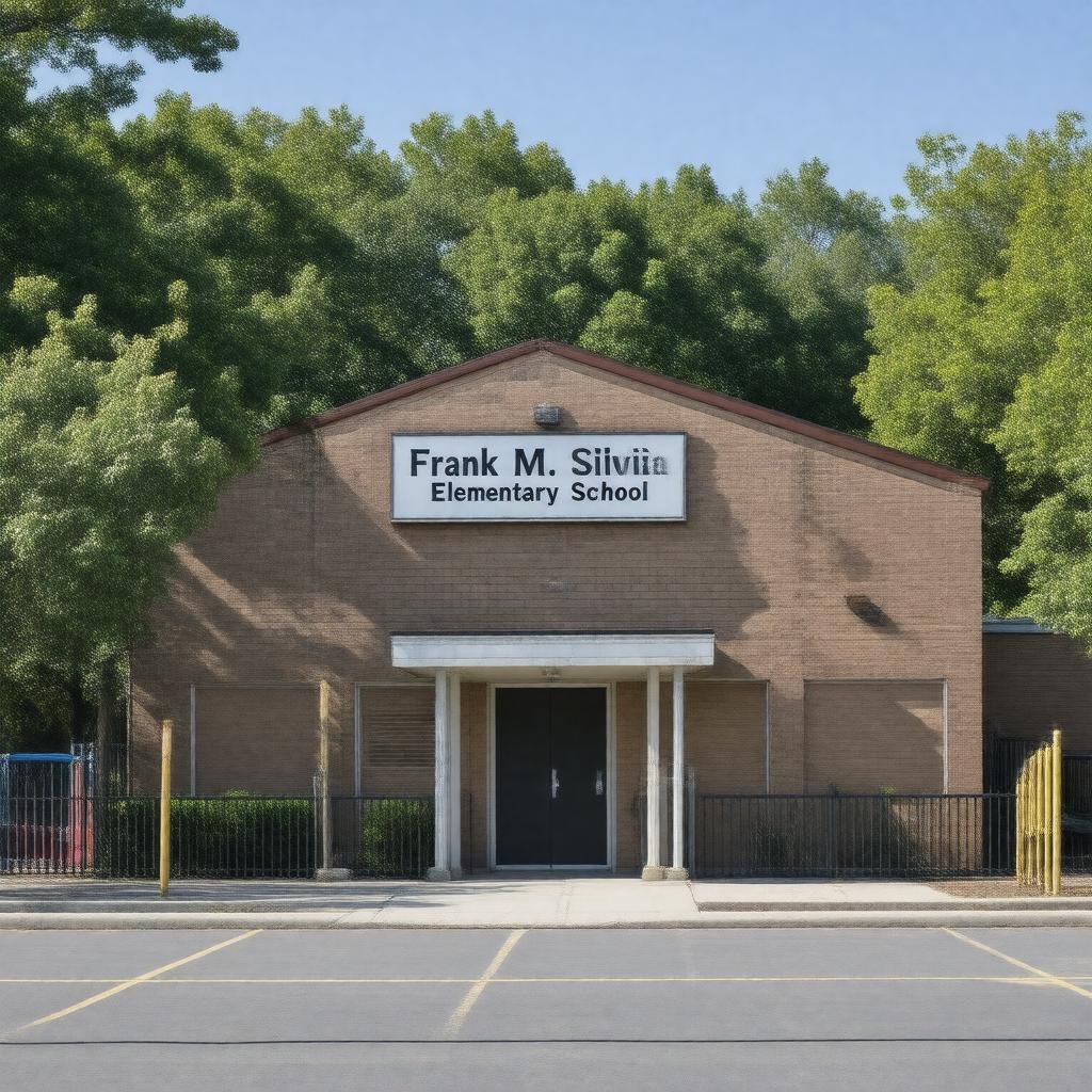 AI-created image of Frank M. Silvia Elementary School