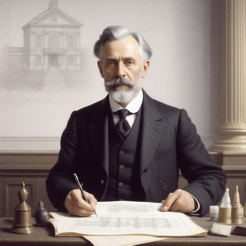 AI-created image of Frank Miles Day