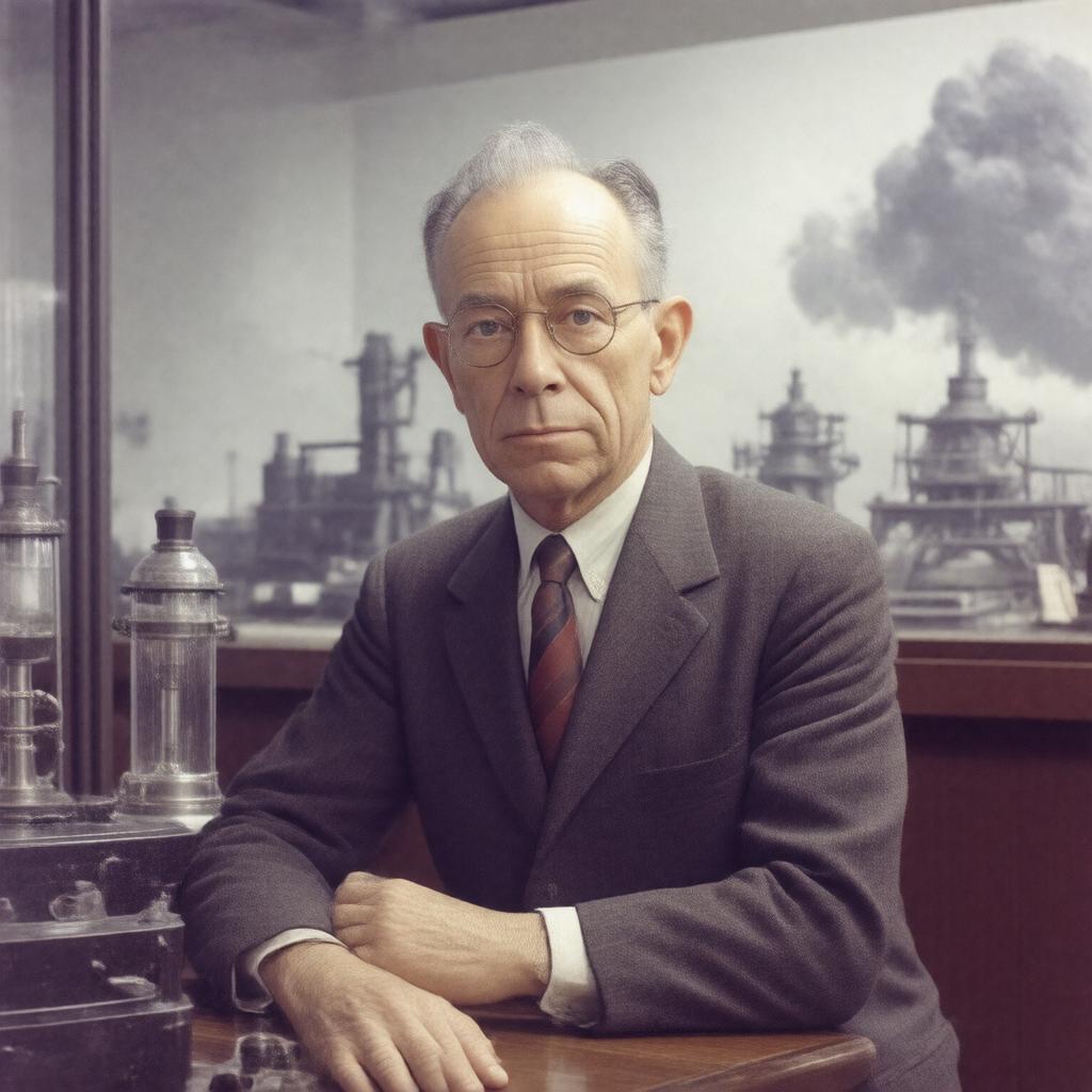 AI-created image of Frank Oppenheimer