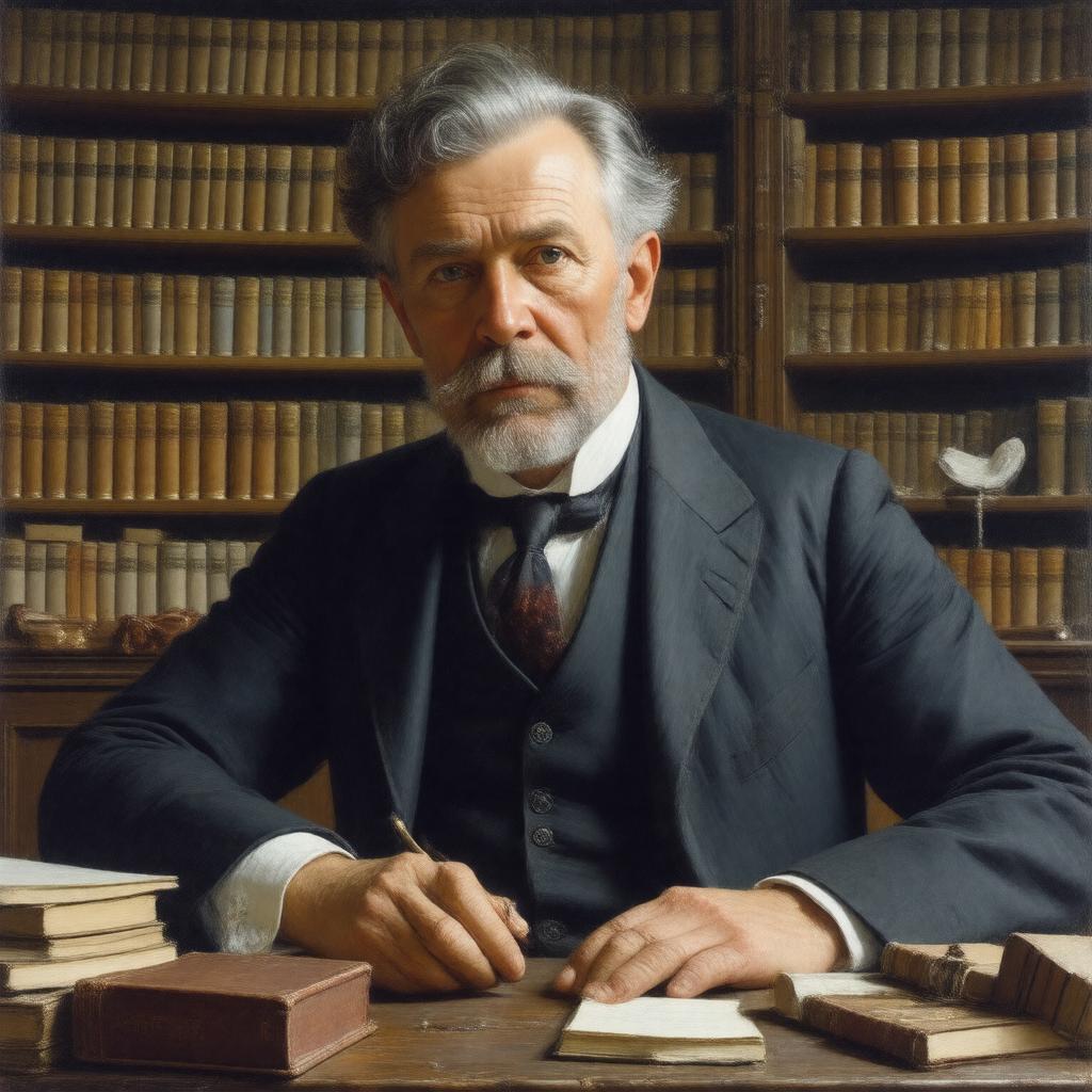 AI-created image of Frank Raymond Leavis