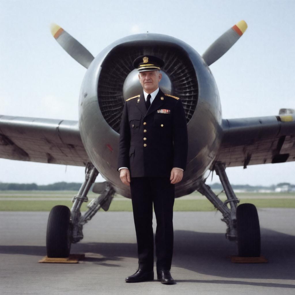 AI-created image of Frank Whittle