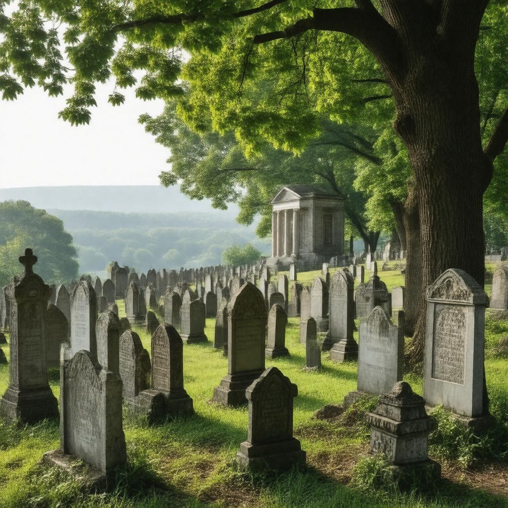 AI-created image of Frankfort Cemetery, Kentucky