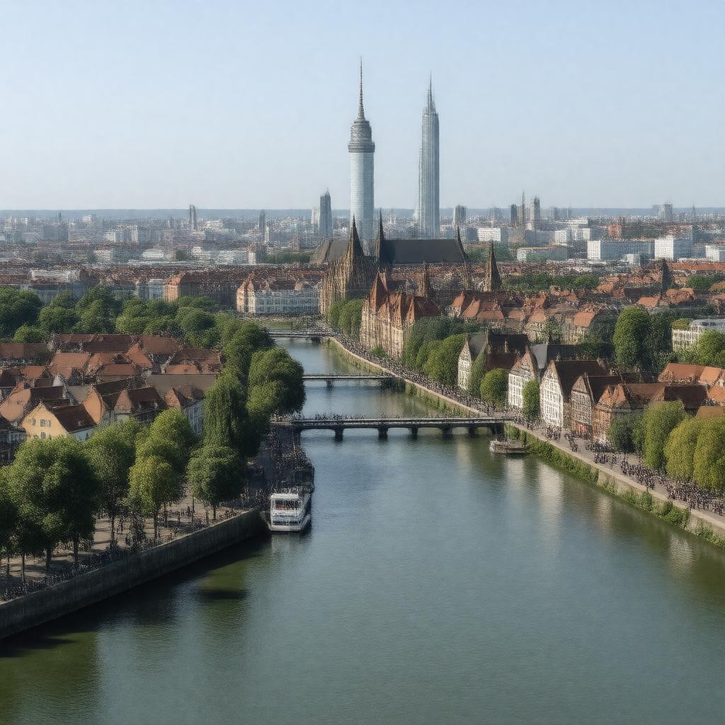 AI-created image of Frankfurt, Germany