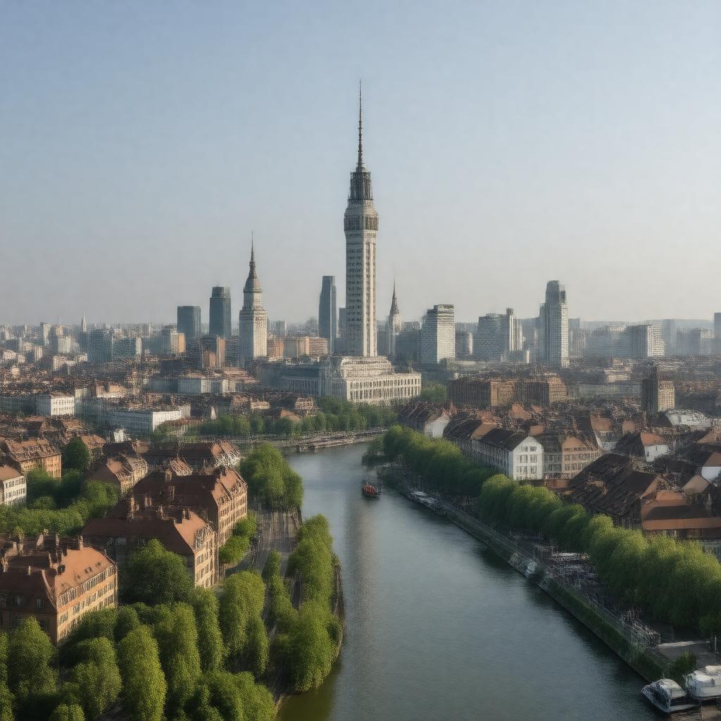 AI-created image of Frankfurt am Main