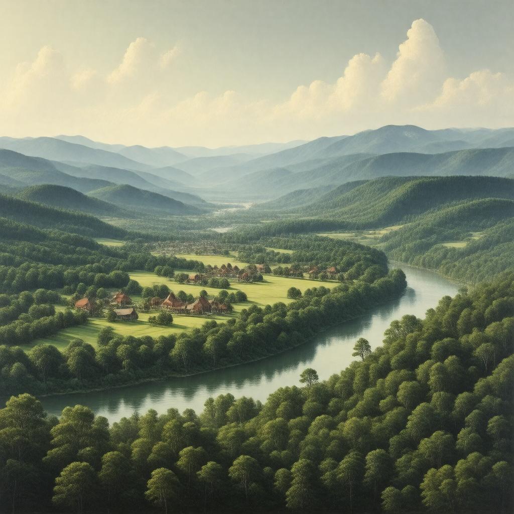 AI-created image of Franklin County, Massachusetts