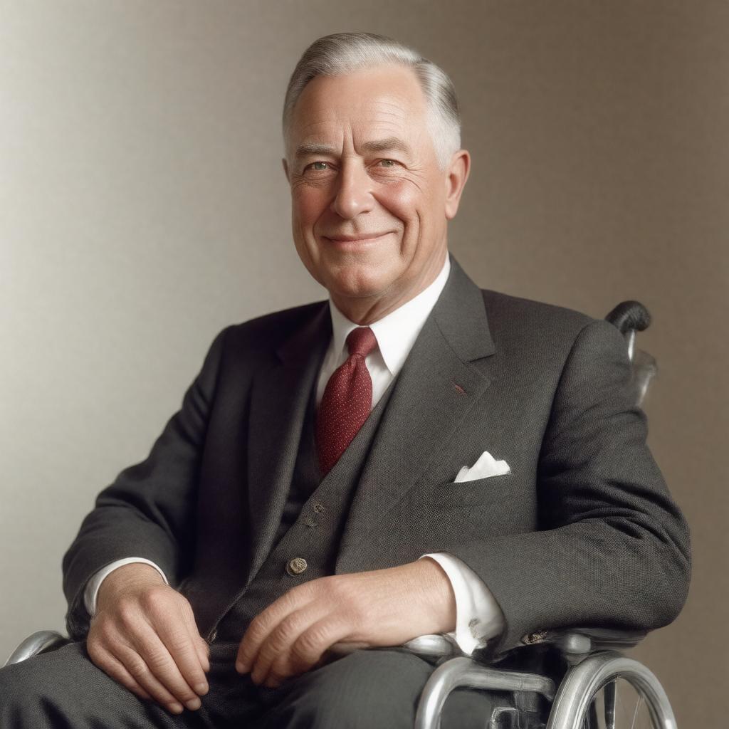 AI-created image of Franklin Delano Roosevelt