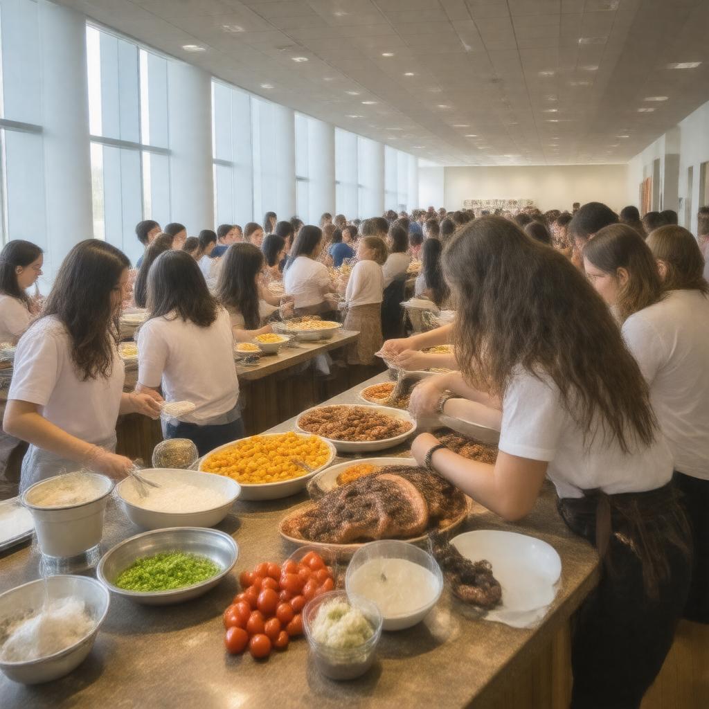 Click to view larger image AI-created image of Franklin Dining Commons