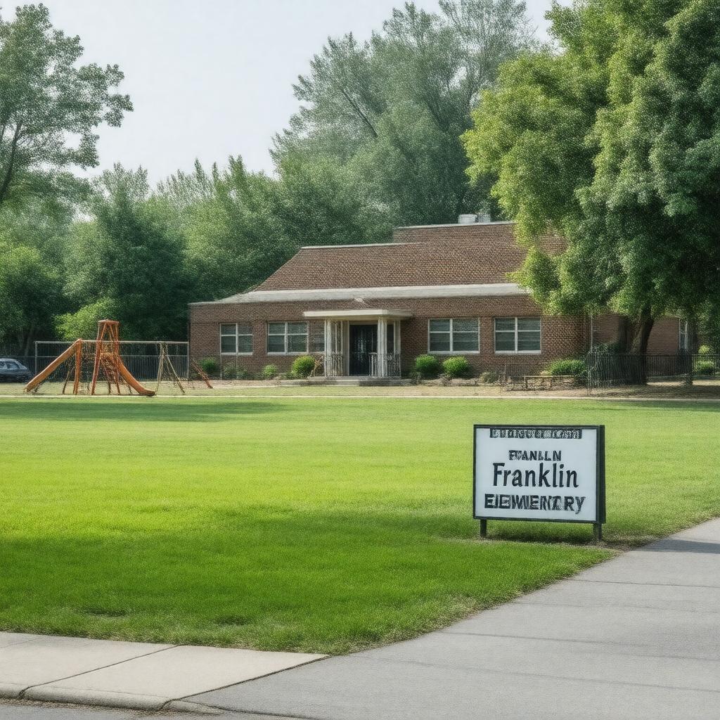 AI-created image of Franklin Elementary School