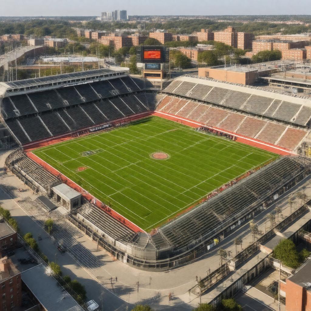 AI-created image of Franklin Field
