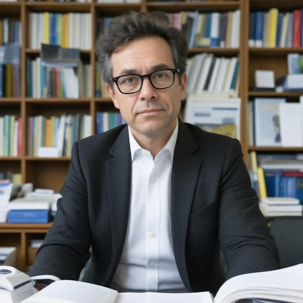 AI-created image of Franklin Foer