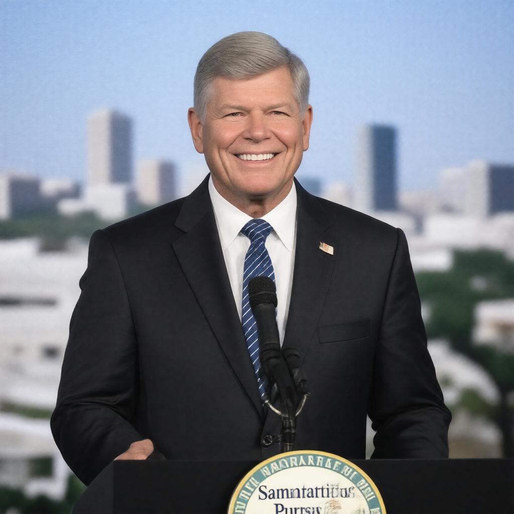 AI-created image of Franklin Graham