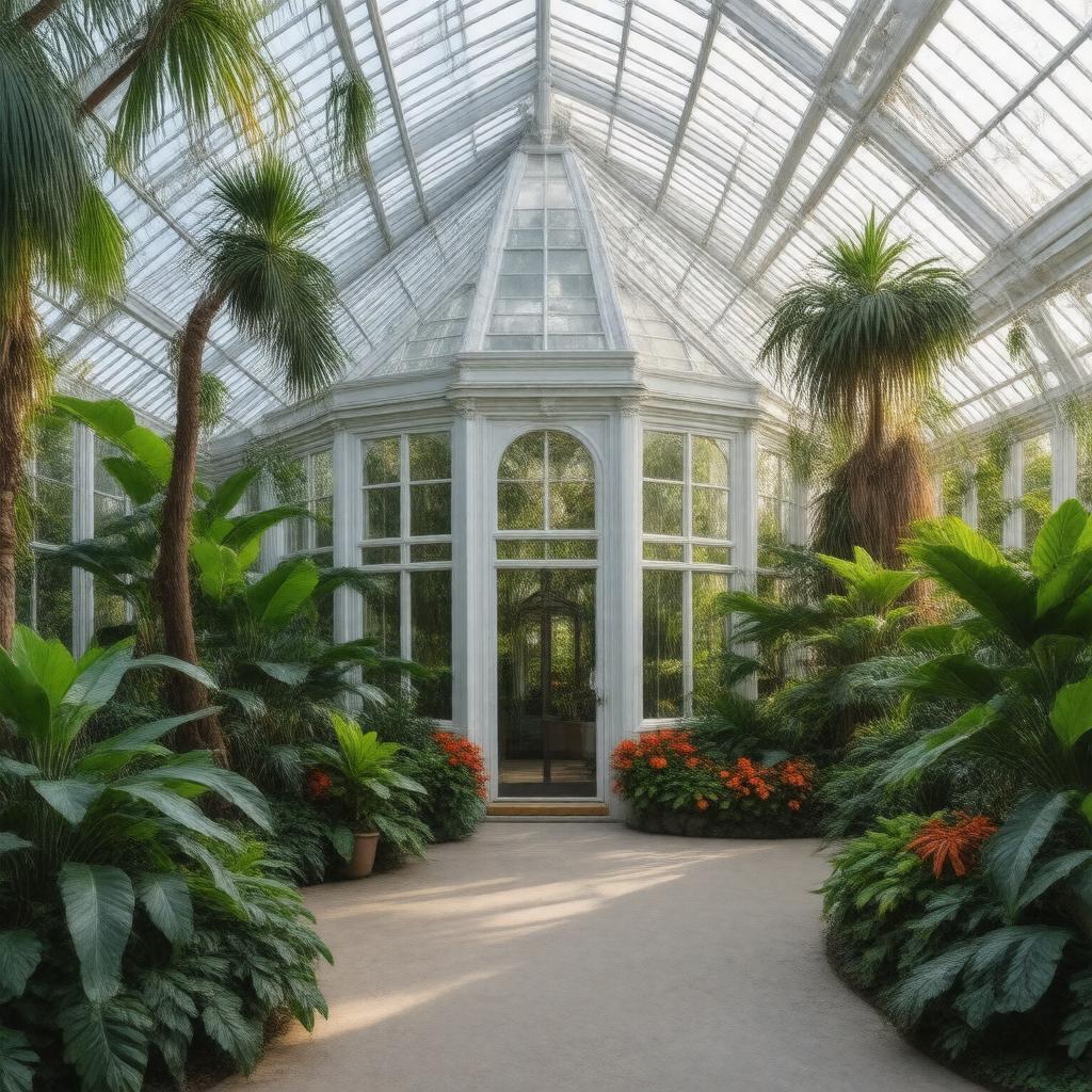 AI-created image of Franklin Park Conservatory