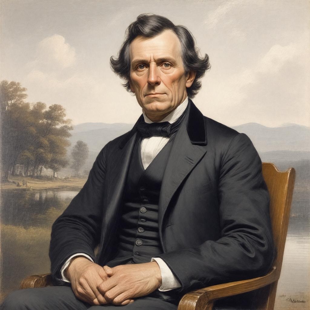 AI-created image of Franklin Pierce