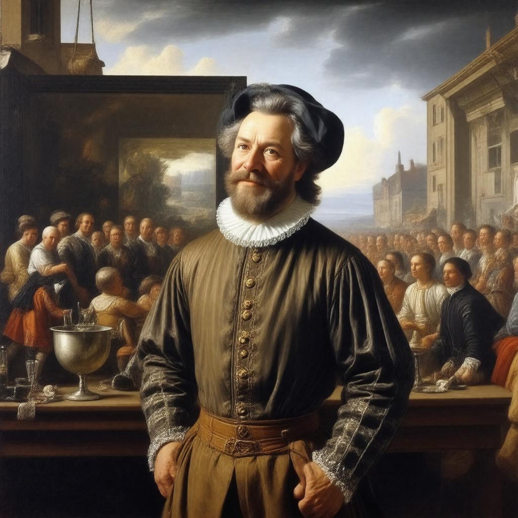 AI-created image of Frans Hals