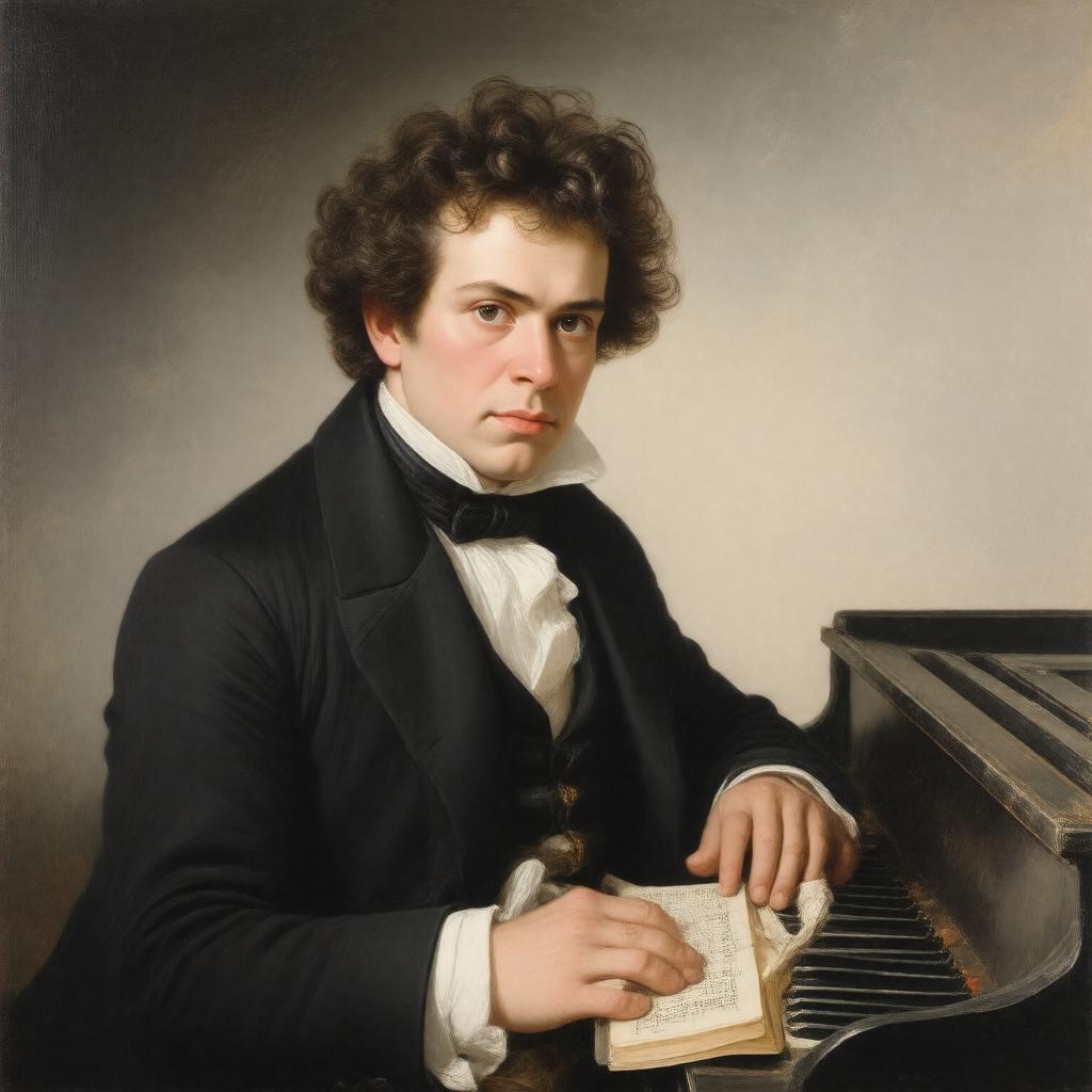 AI-created image of Franz Schubert