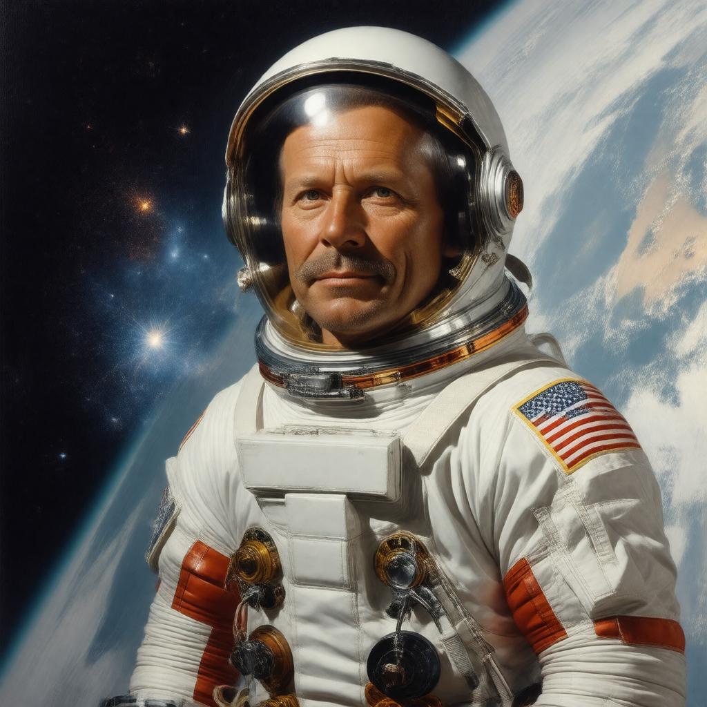 AI-created image of Franz Viehböck