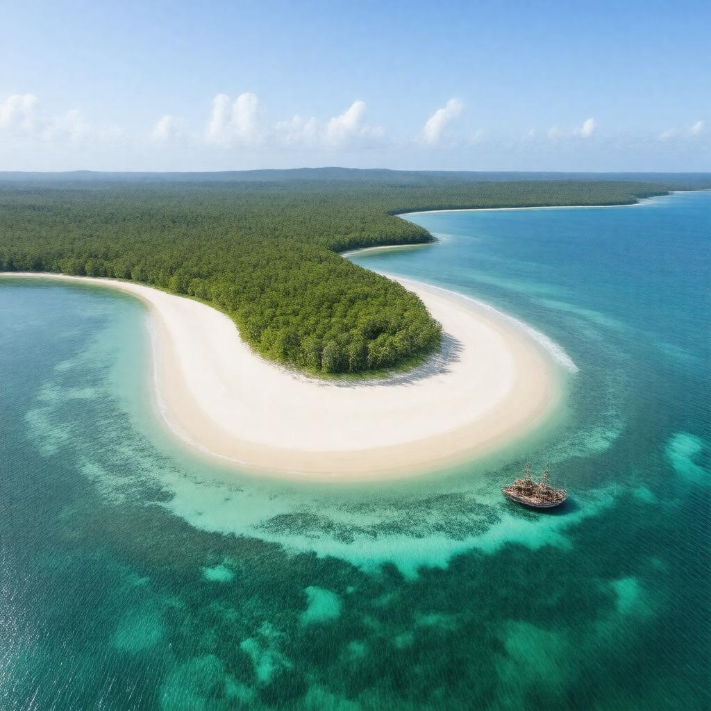 AI-created image of Fraser Island