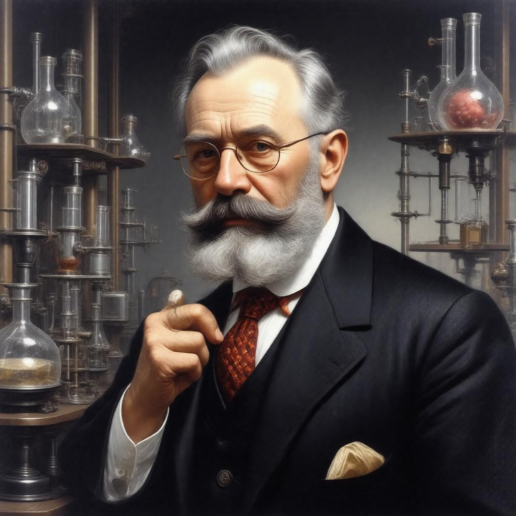 AI-created image of Fraser Stoddart