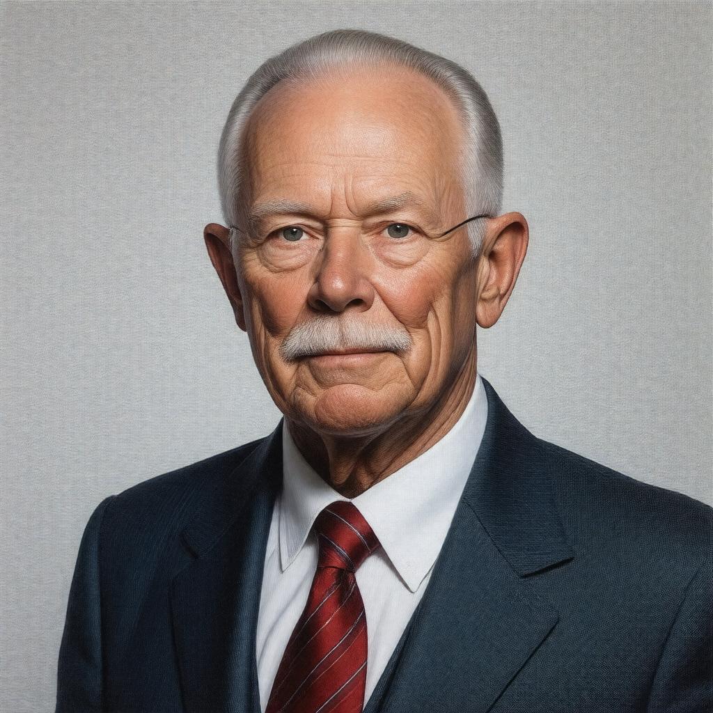 AI-created image of Fred Kavli