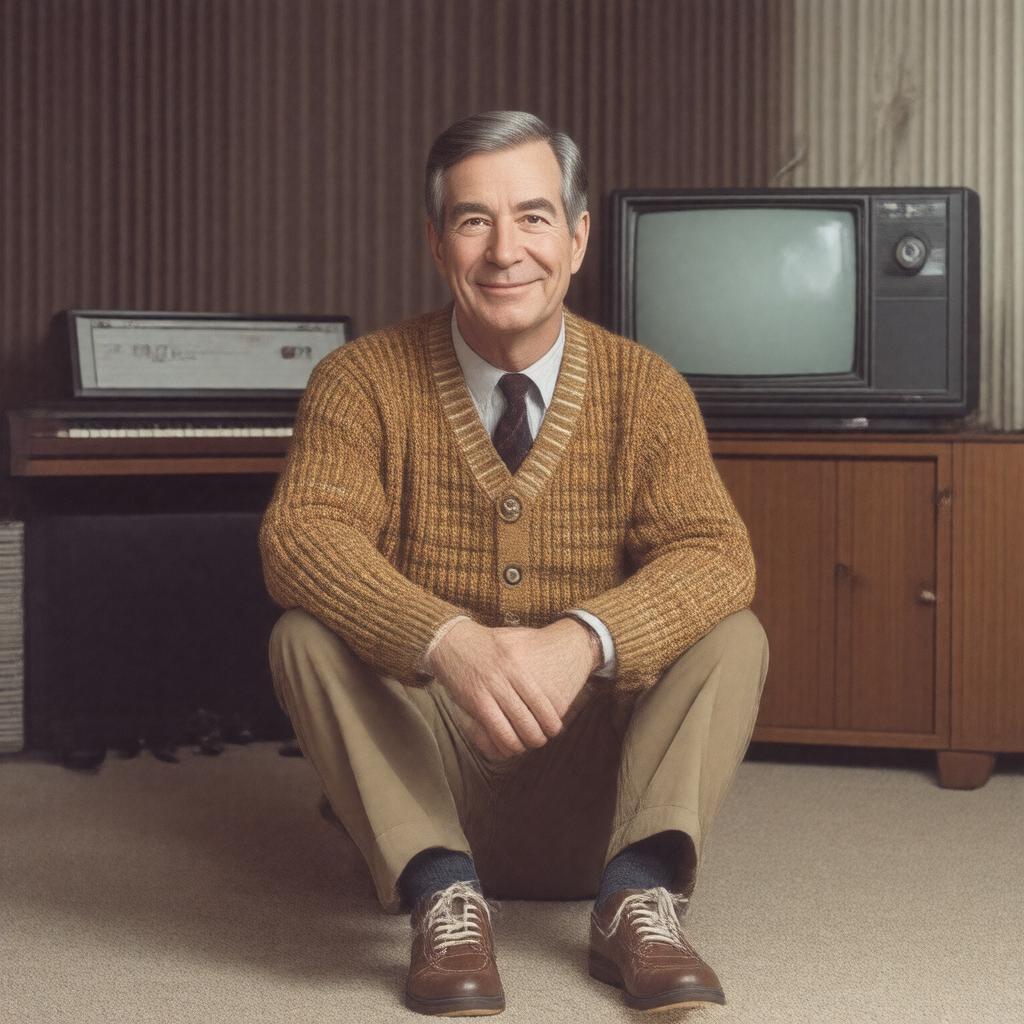 AI-created image of Fred Rogers