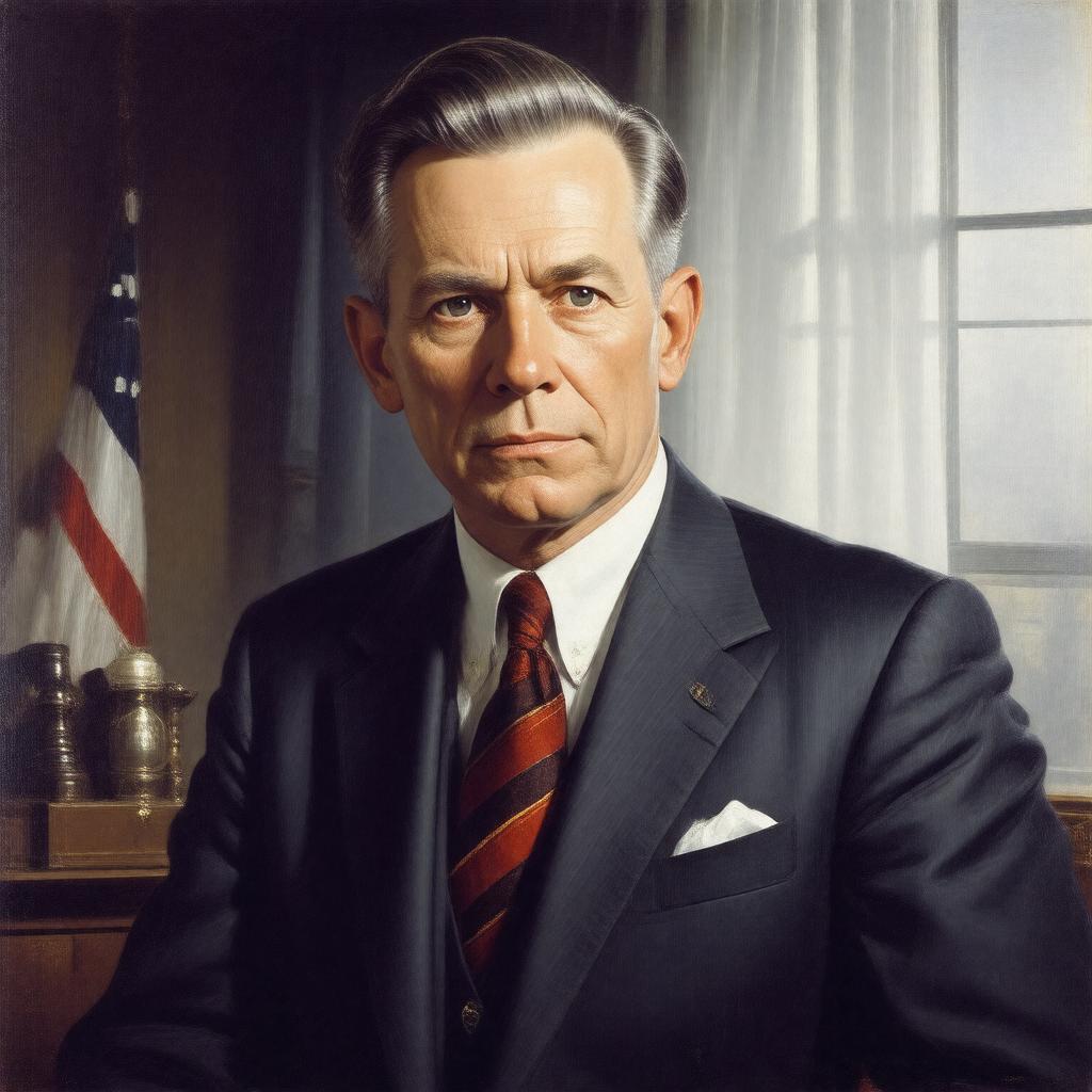 AI-created image of Fred Schlafly